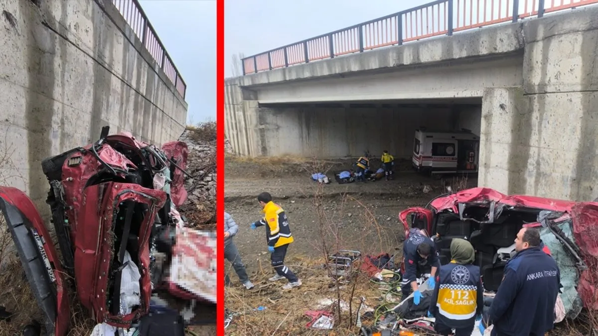 Ankara’da katliam gibi kaza: 5 kişilik aile yok oldu!