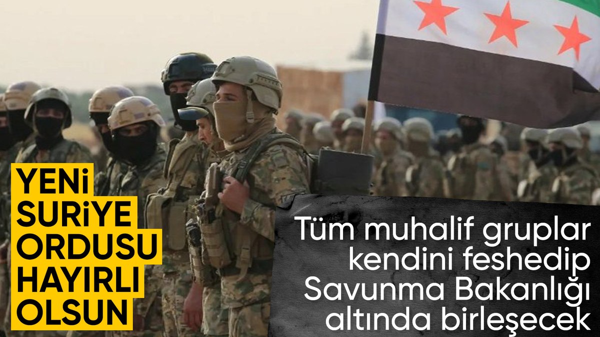 Suriye’deki yeni yönetimin lideri Şara: Muhalif gruplar kendisini feshedecek